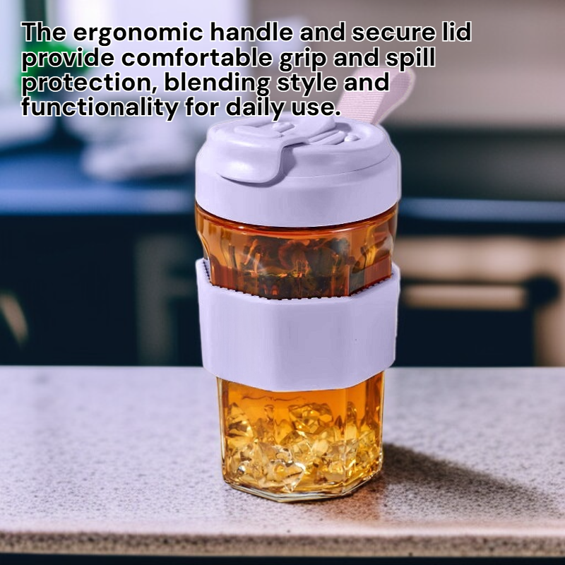 Portable Glass Tea Mug with Magnetic Feature High-end Office Water Cup for Tea Brewing