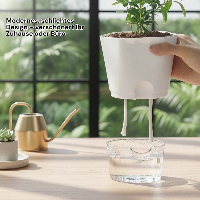 Hydrokultur-Blumentopf für pflegeleichte Zimmerpflanzen