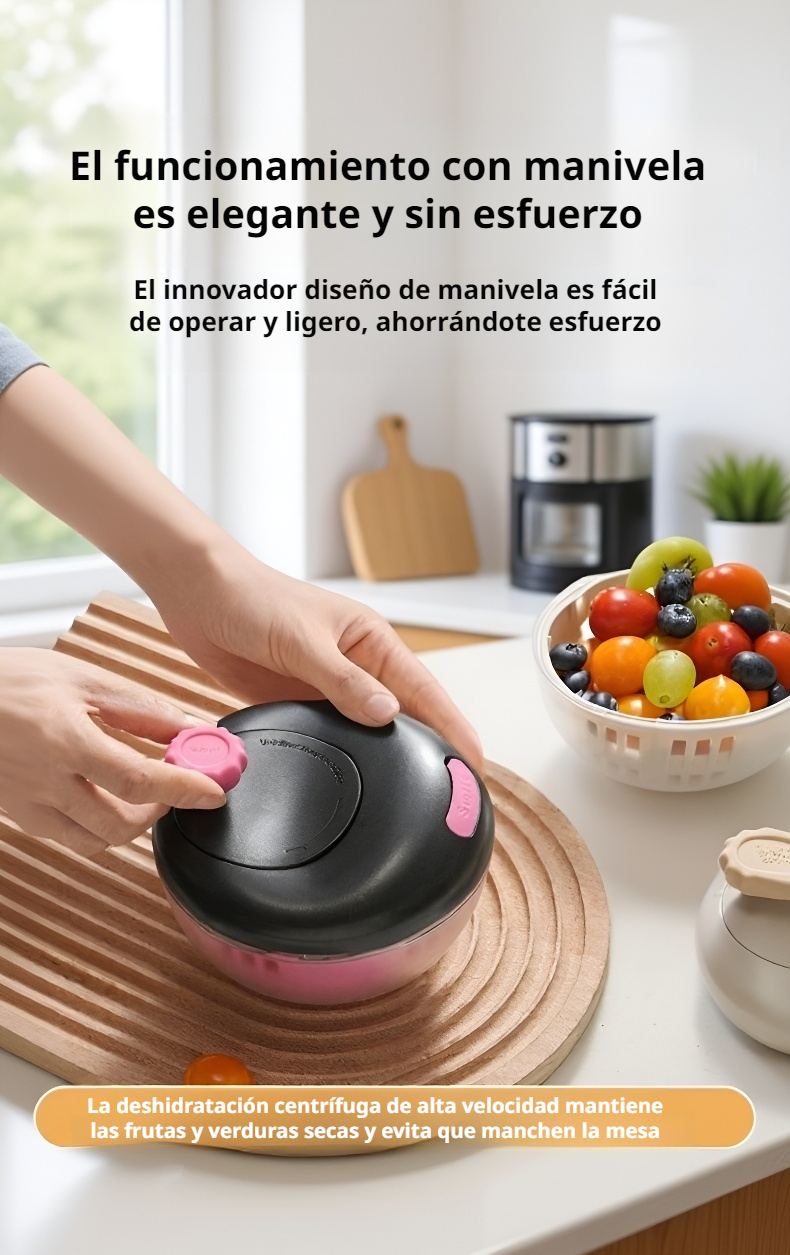 Accesorio de cocina para preparar ensaladas saludables