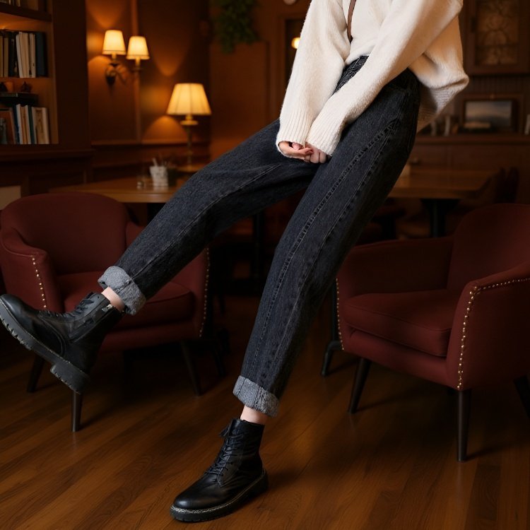 裏起毛レディースバルーンパンツ