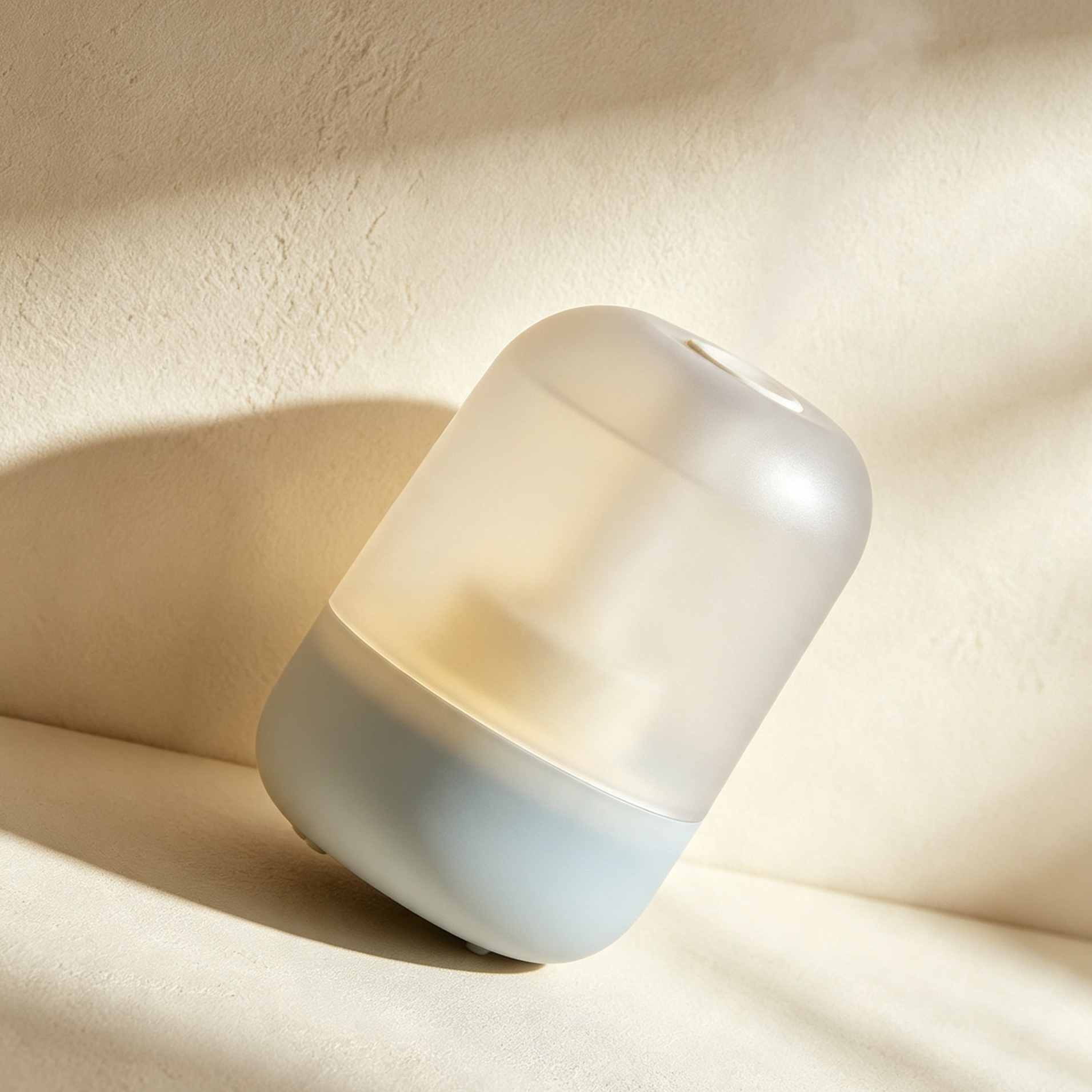 Quiet and efficient air humidifier on modern office desk