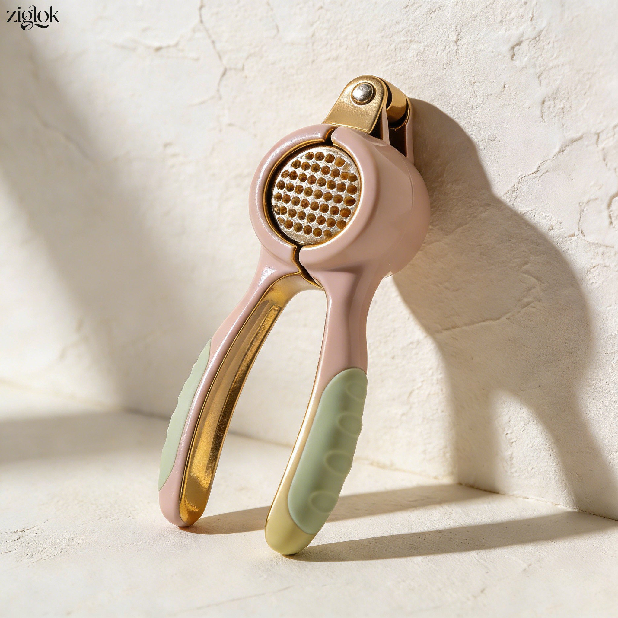 작고 간편한 미니 마늘 프레스 사용 모습