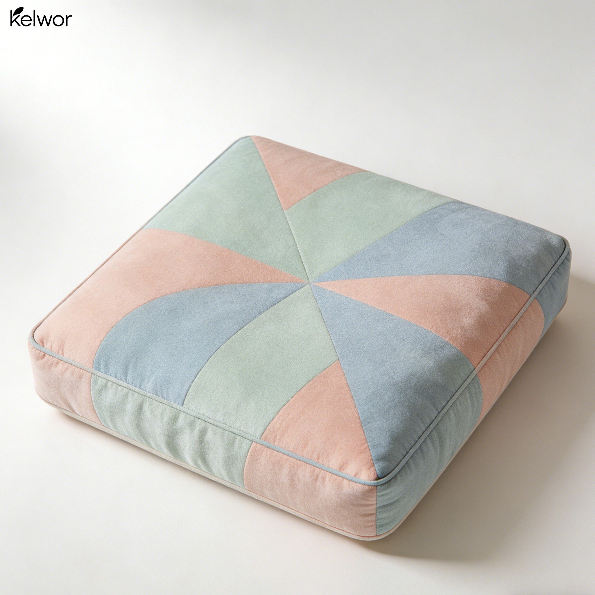 Miękkie poduszki siedziskowe na krzesła w kolorze szarym