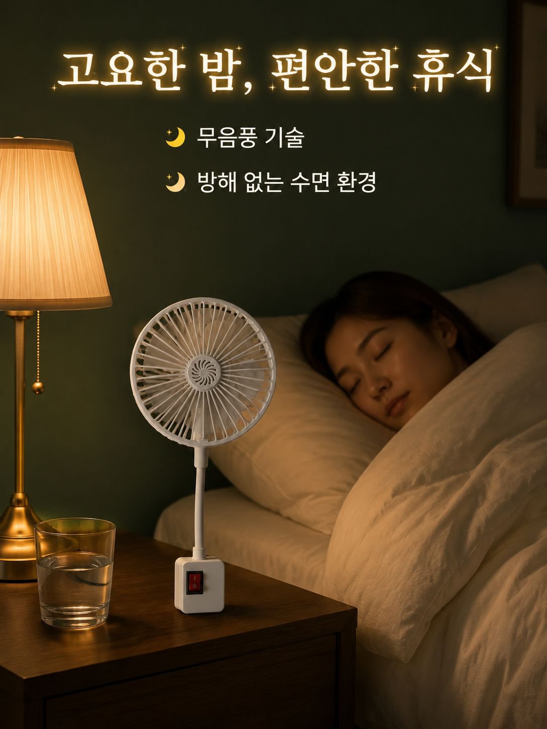 디퓨저 선풍기 무음풍 파워풀 트리플 콤비 주방 침실 선풍기