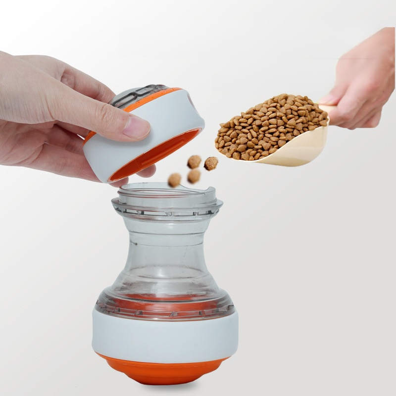 Cat and dog food-dispensing toys