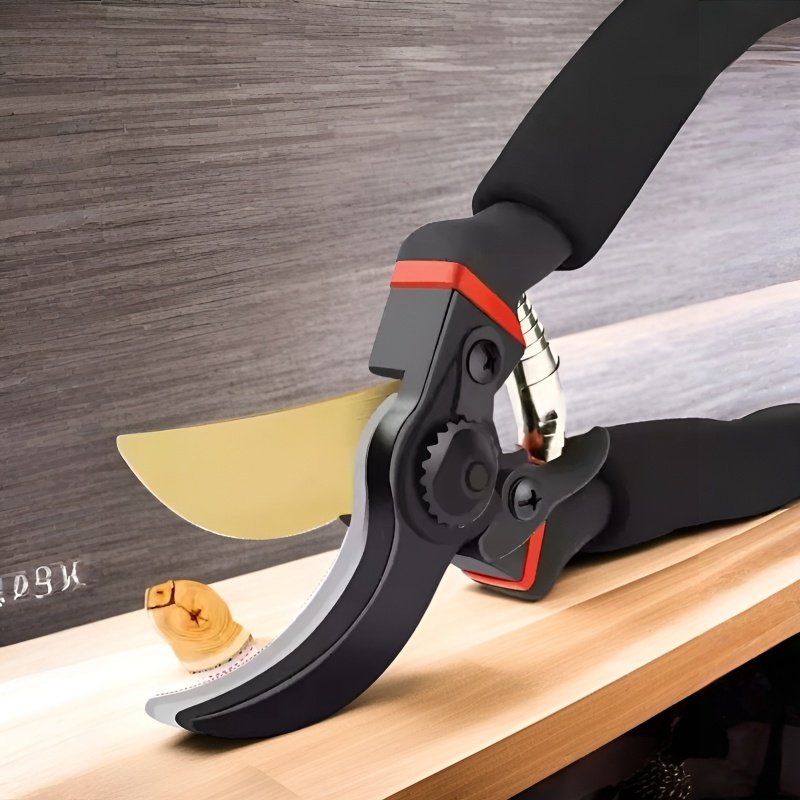 Arbeitssparende, hochfeste Gartenschere aus Stahl