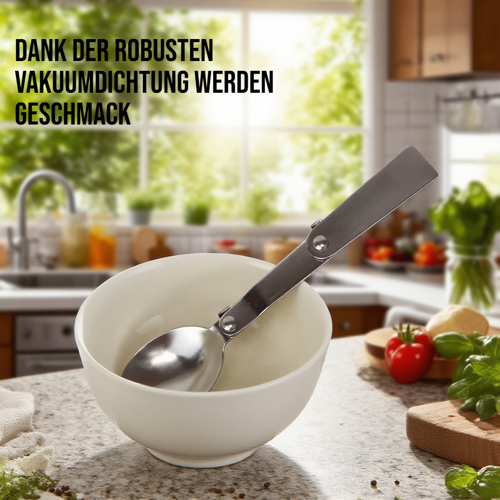 Tragbarer Vakuumversiegler in moderner Küche