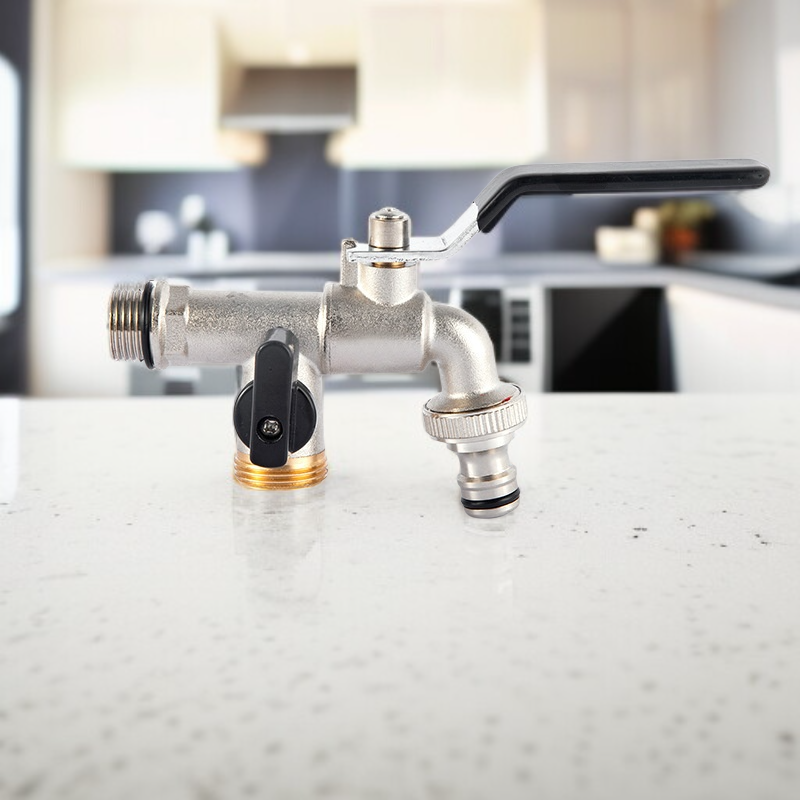 전동 전체 황동 수도꼭지