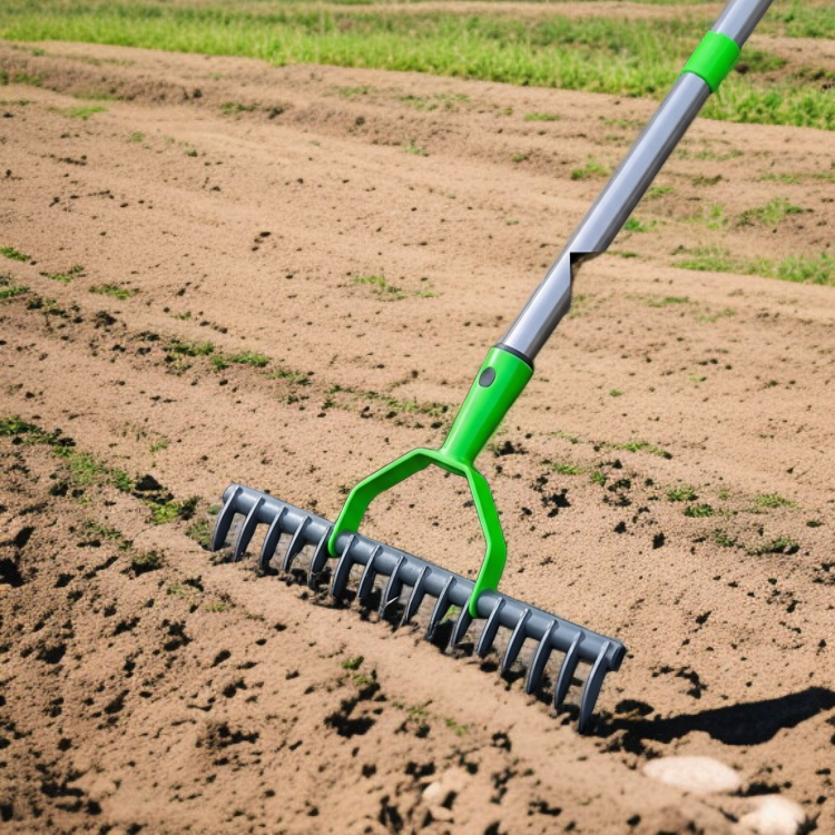 Soil Loosening Manganese Steel Rake - Your Gardening Helper