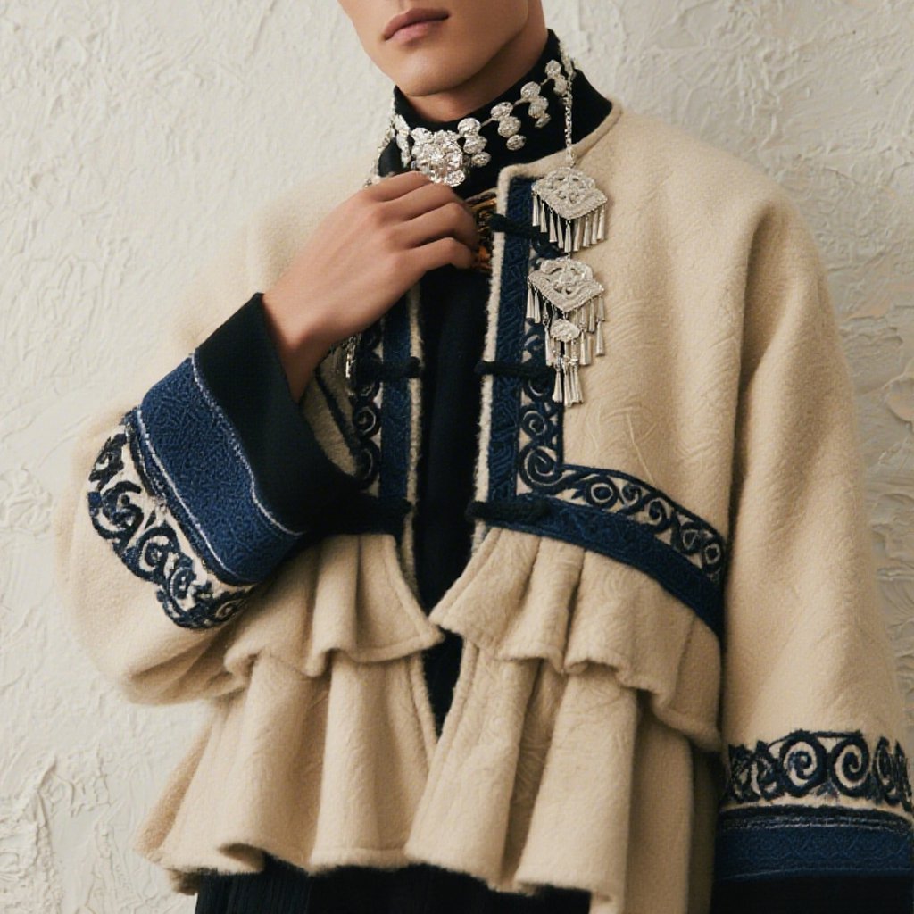 남성 신사 빈티지 재킷