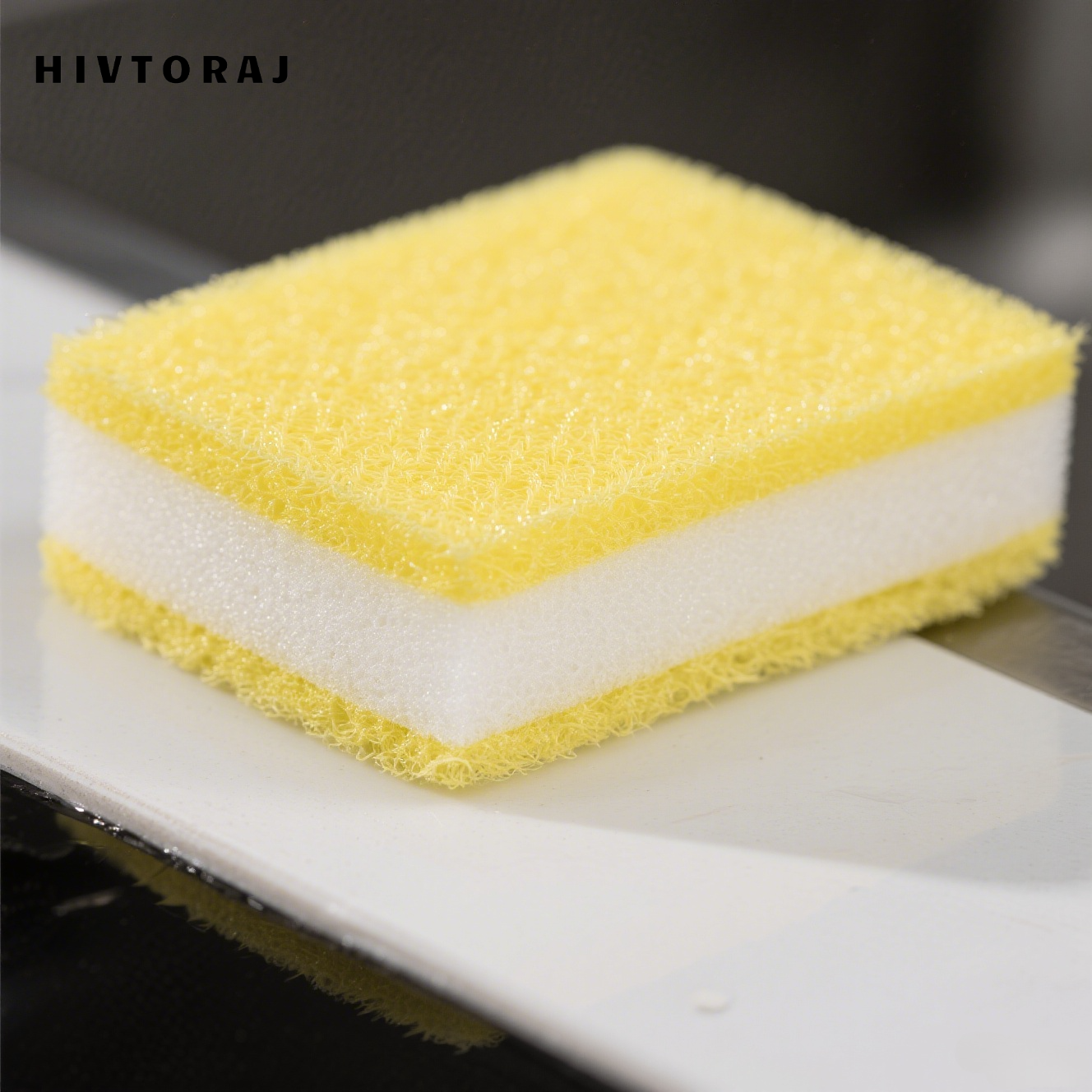 Dubbelzijdige reinigingsborstelspons (20 stuks)