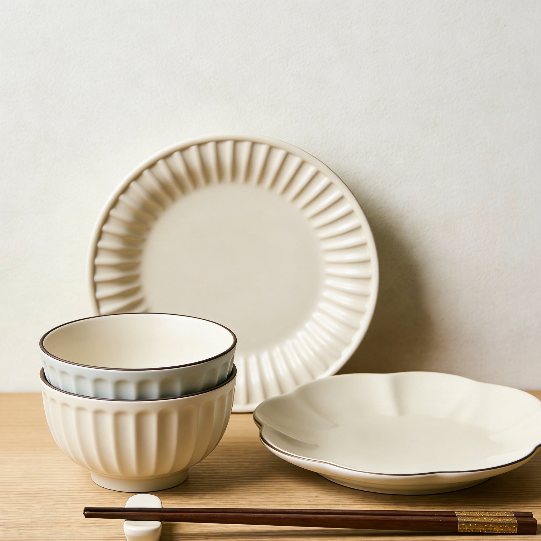 食器セット（お椀・お皿・箸）4人用