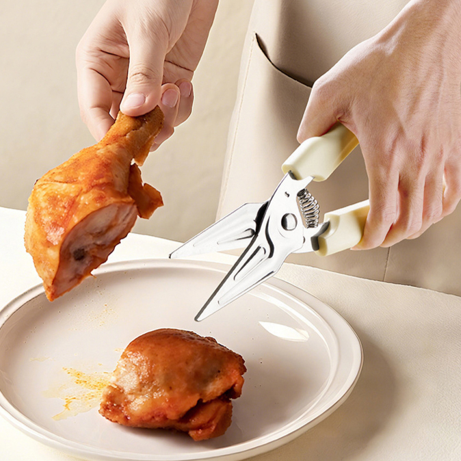 Set de tijeras de acero inoxidable para cocina