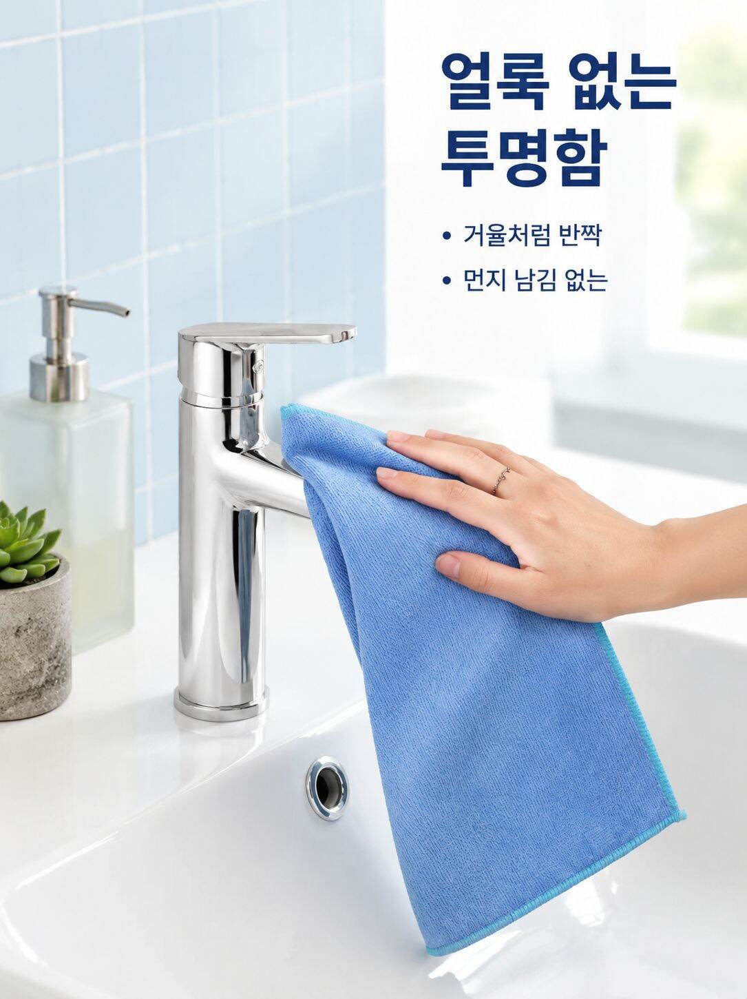기름 방지와 보풀 방지 청소 행주