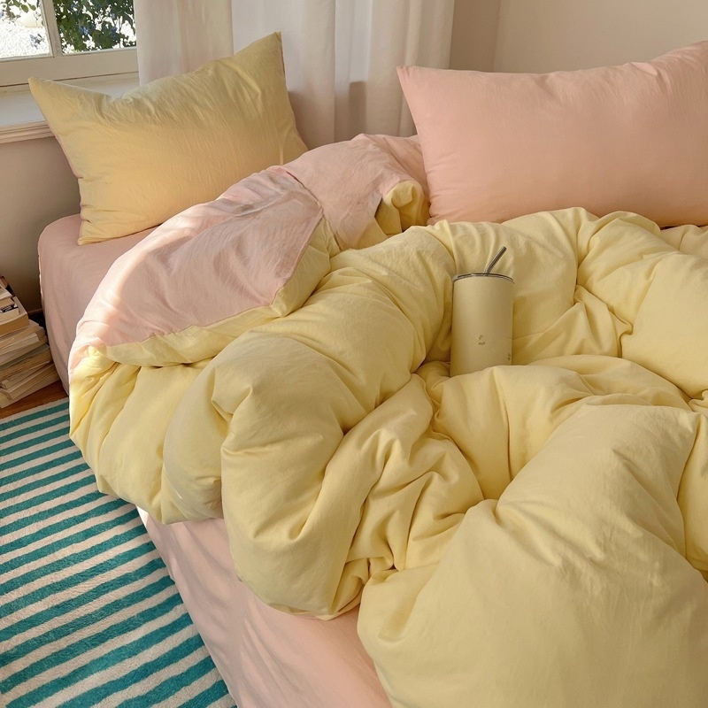 Housse de couette en coton pur, confort visuel pour un sommeil paisible