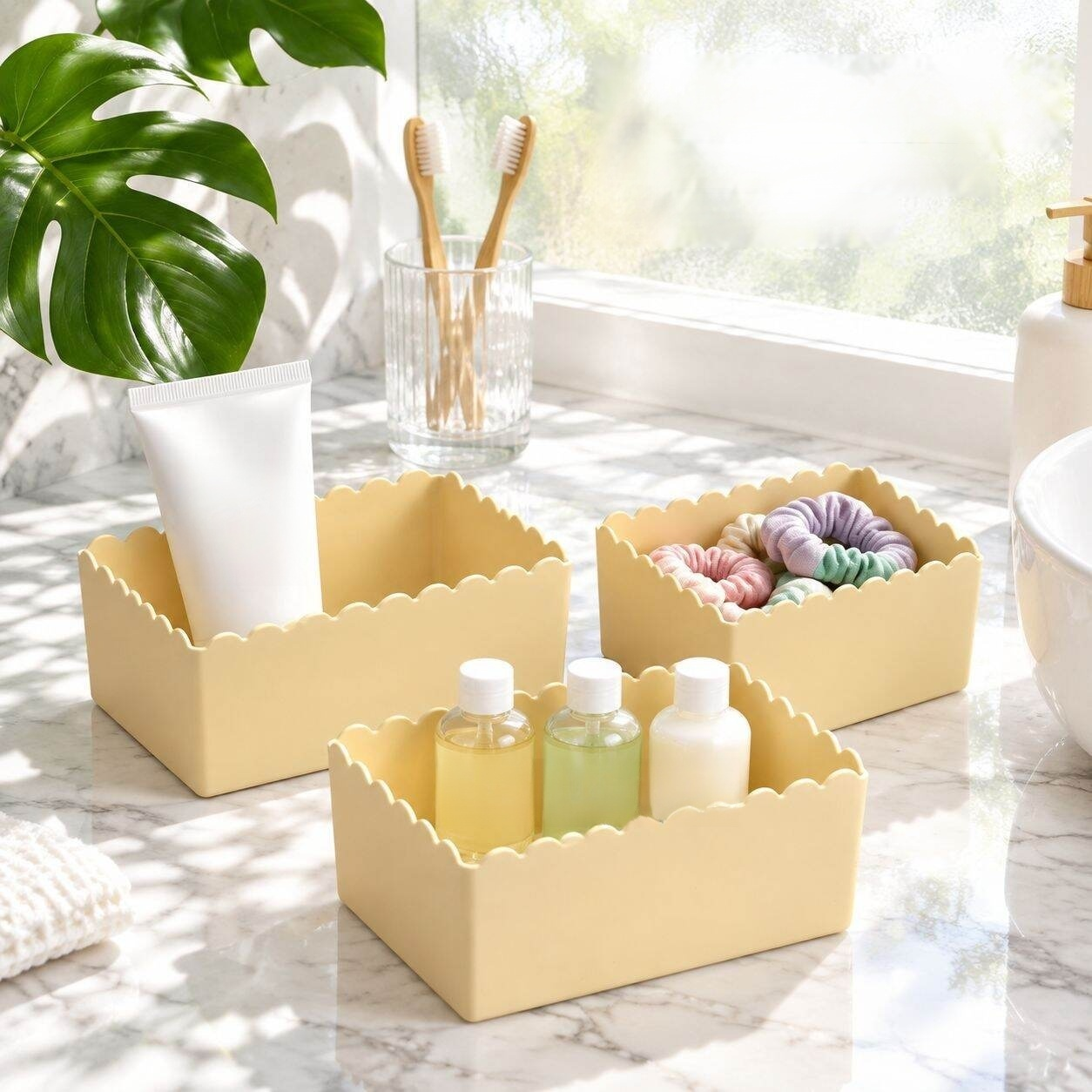 Caja organizadora para baño y dormitorio