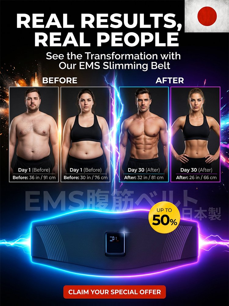EMS Microcurrent Smart Slimming Waist Belt