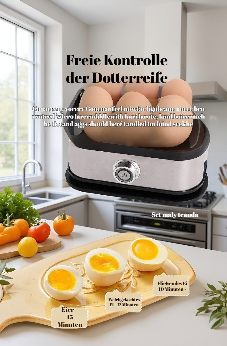 Eierkocher mit Trockenlaufschutz Funktion