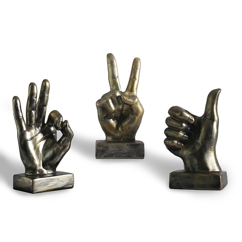 Fingerornamente aus Kunstharz