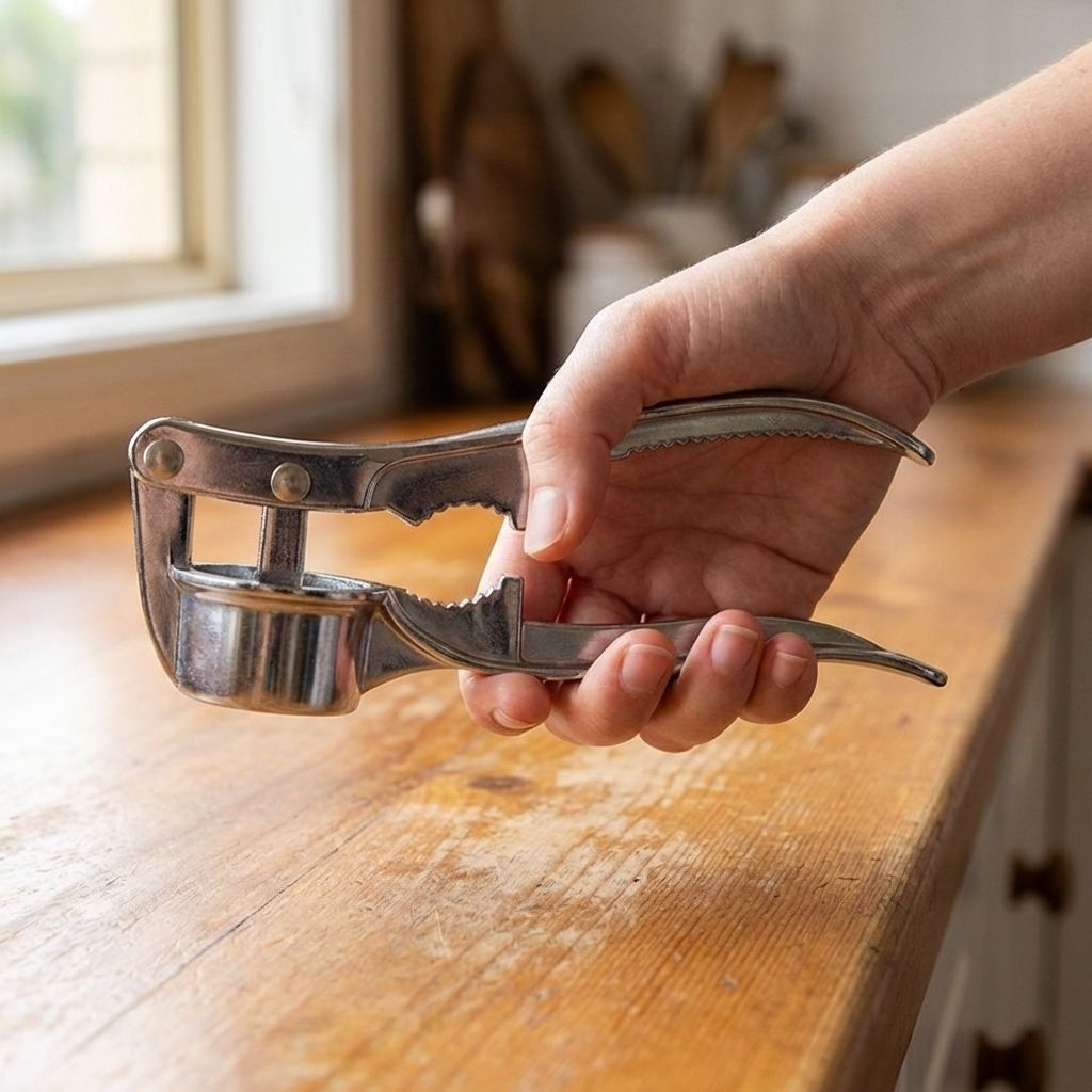 Multifunktionale manuelle Knoblauchpresse aus Edelstahl