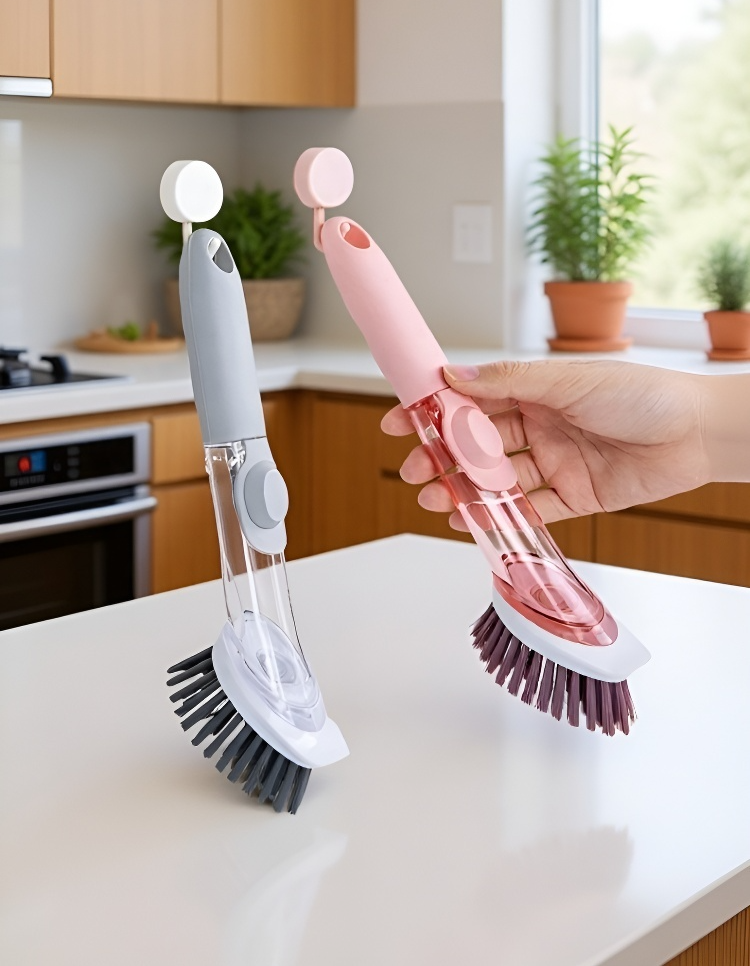 自動加液洗碗刷多用途清潔展示