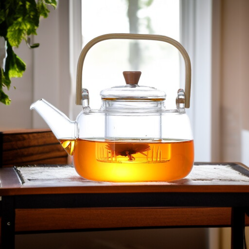 내열 유리 필터 티포트