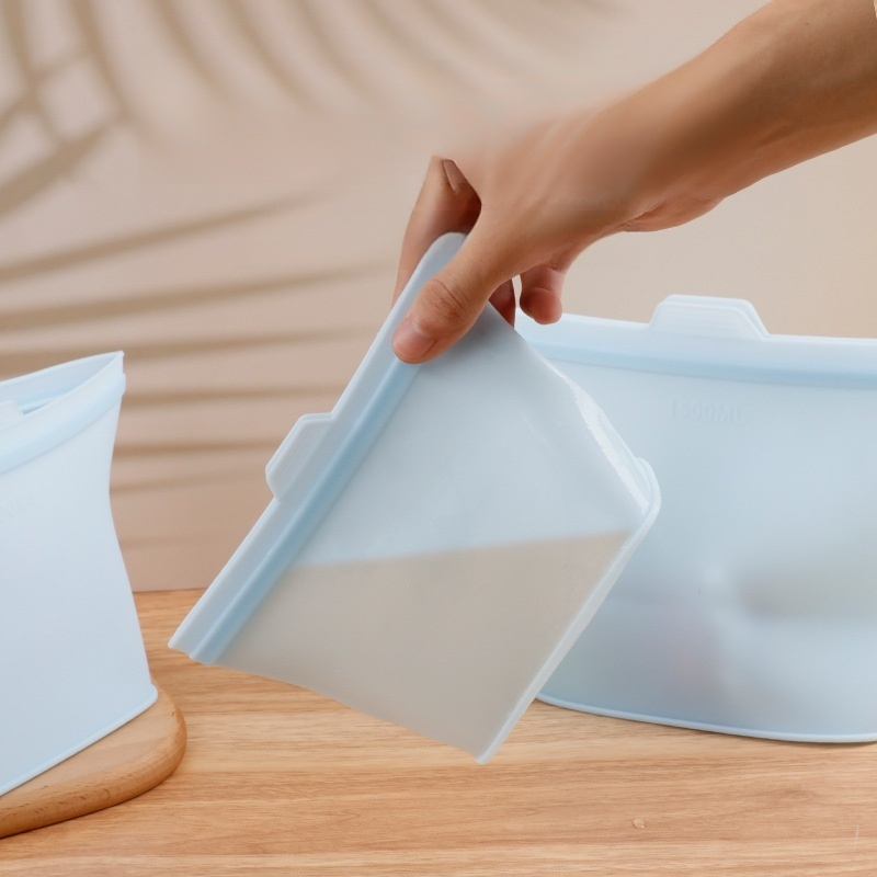 Domácí potravinářské silikonové tašky