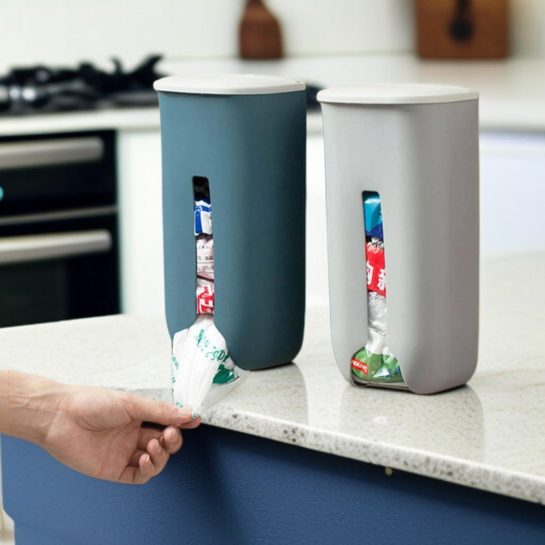 حاوية تخزين بلاستيكية T3008 لحفظ وإدارة مخلفات المطبخ