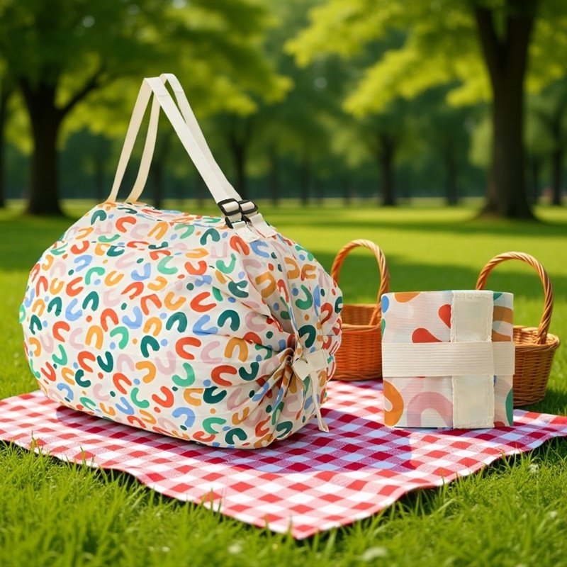 Große, tragbare Eco-Tasche, faltbar, für Damen und Herren, langlebig, Schulterriemen rutschfest