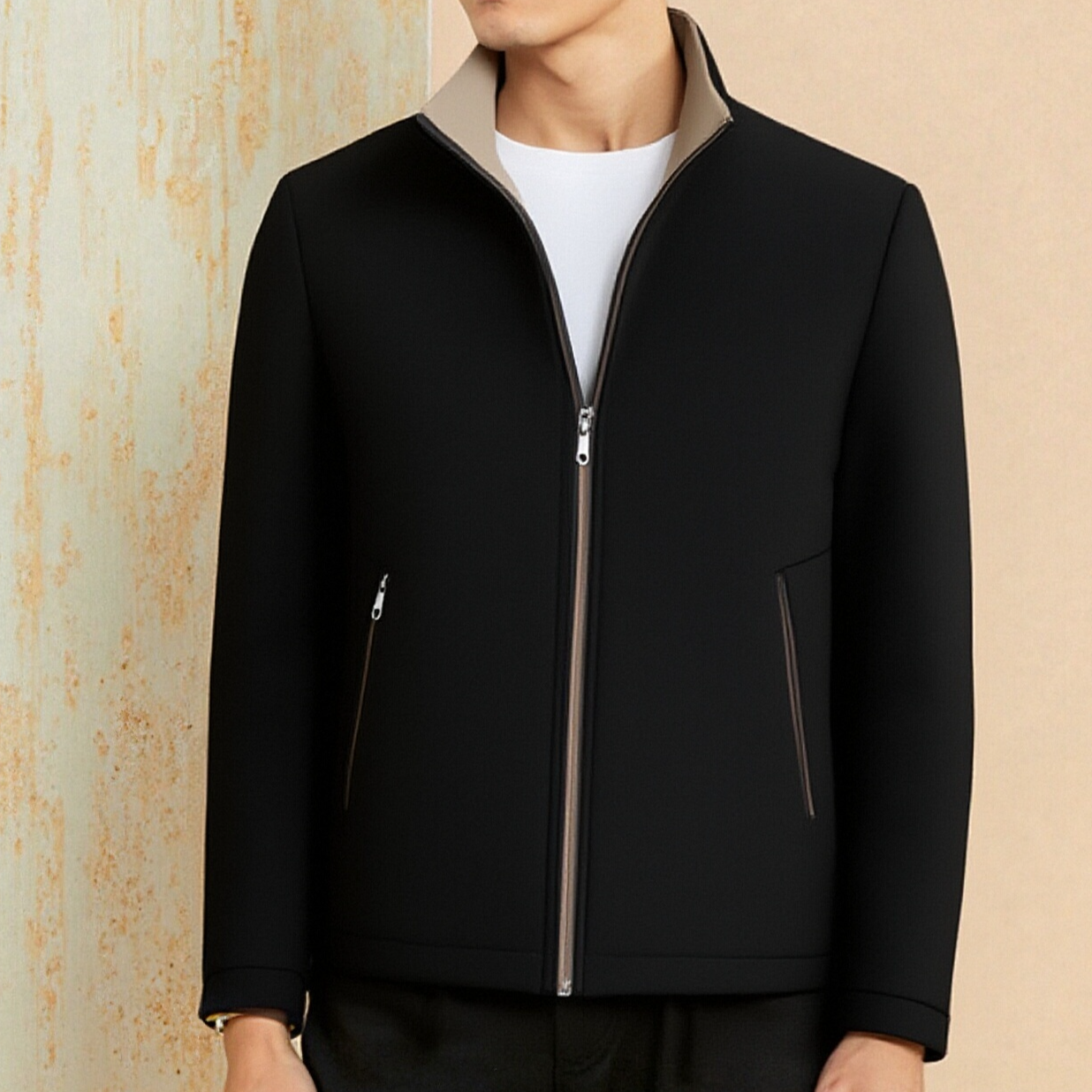 남성 칼라 캐주얼 재킷