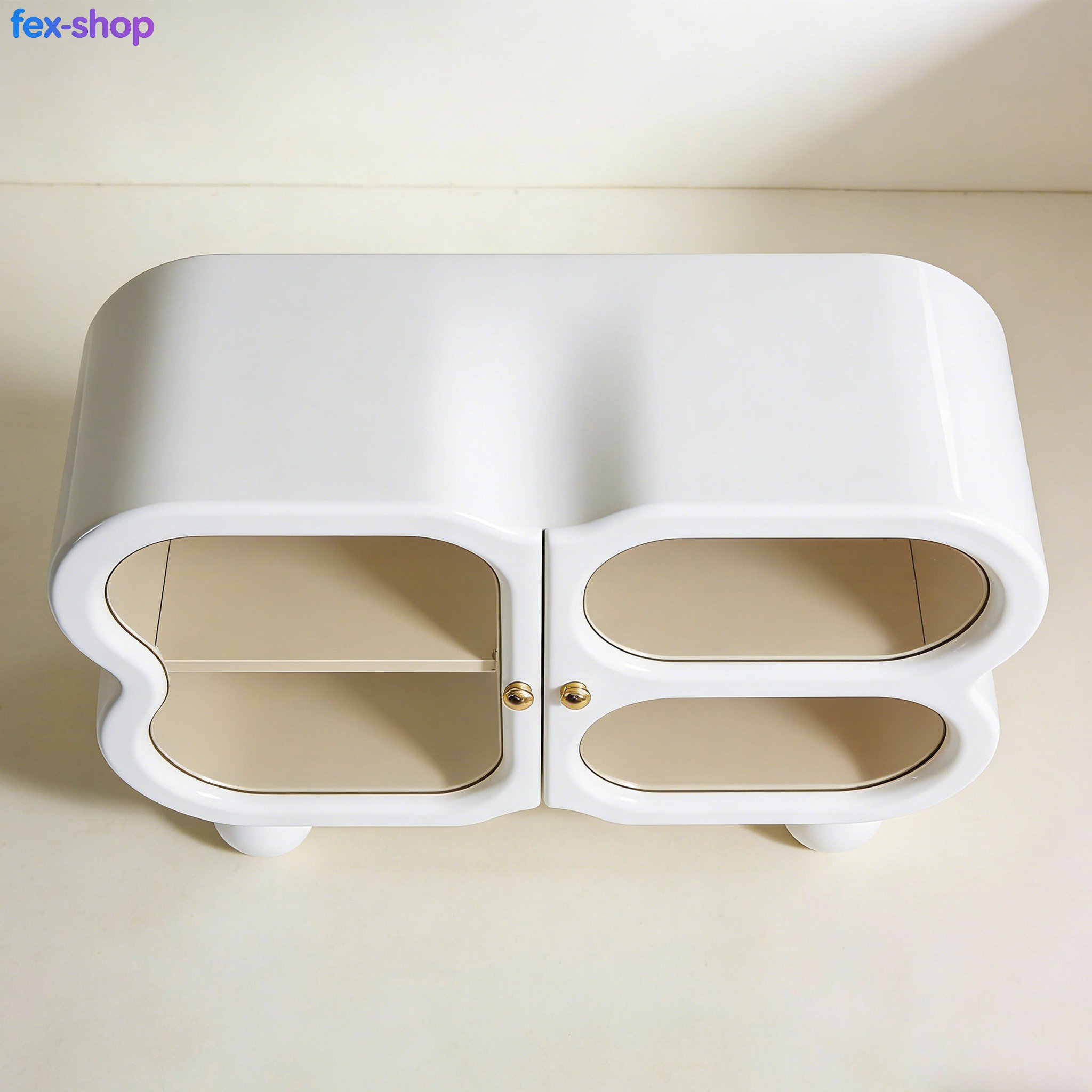 미니멀리스트 주방 수납장