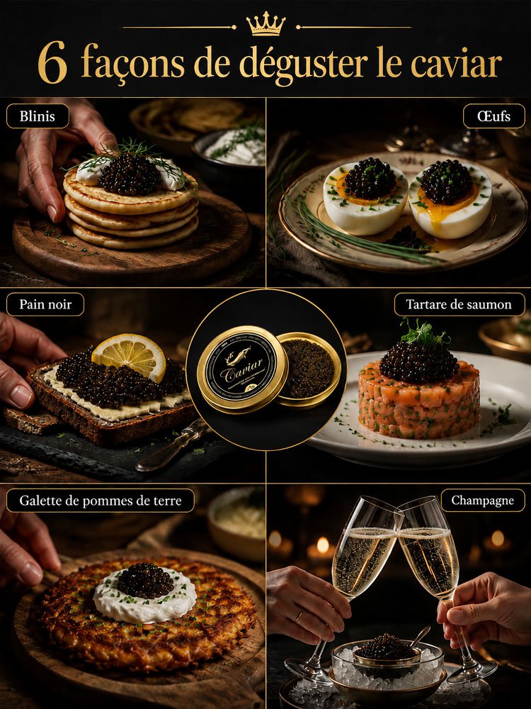 Caviar Premium Certifié Éco UE | 0 Métal Lourd, 0 Microplastique | Traçable CITES