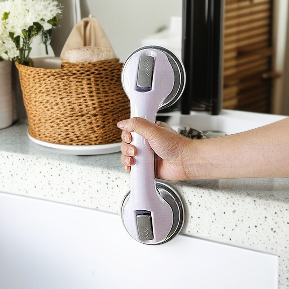 ที่จับกันลื่นช่วยพยุงในห้องน้ำ ไม่ต้องเจาะผนัง ติดตั้งง่าย ปลอดภัย