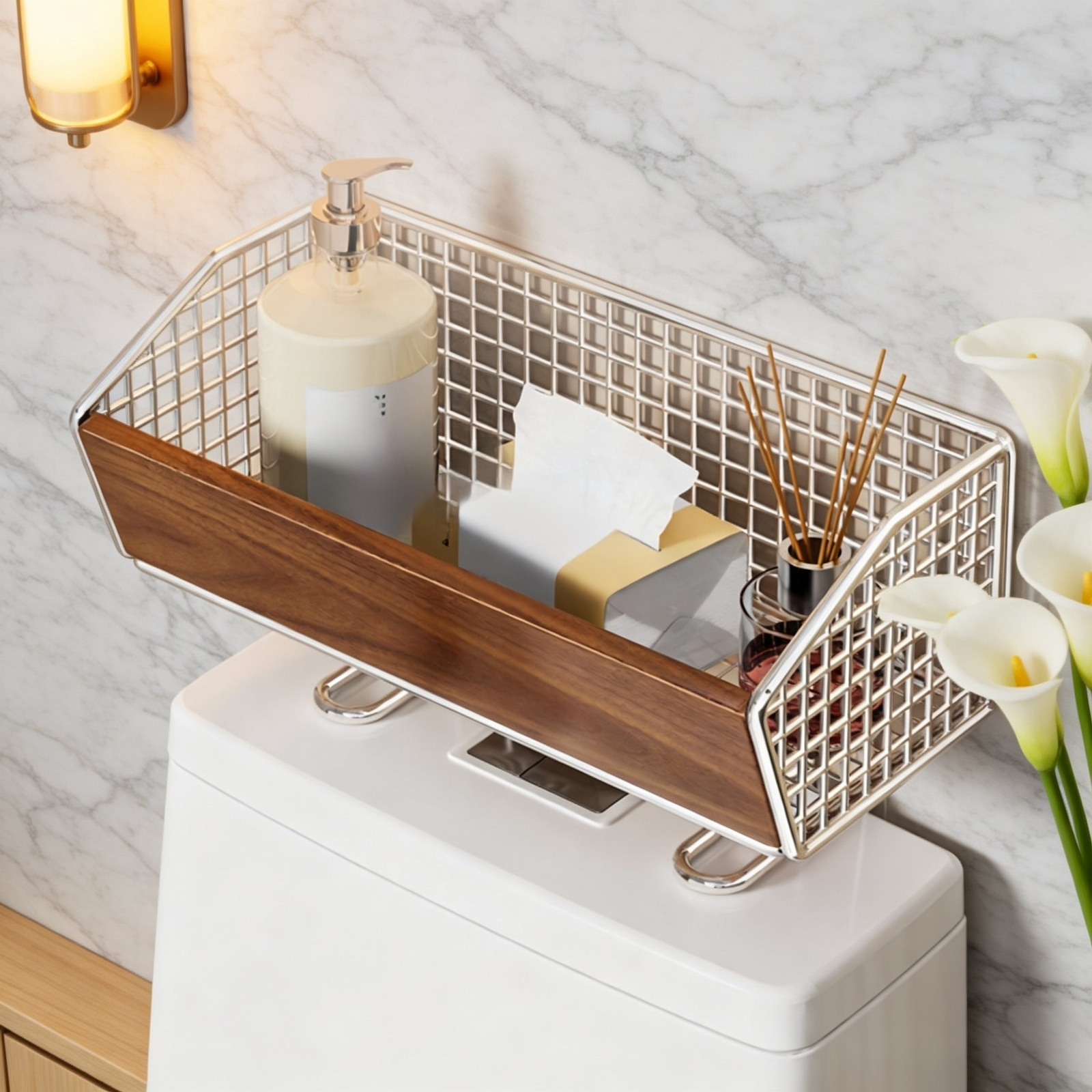 免打孔馬桶置物架