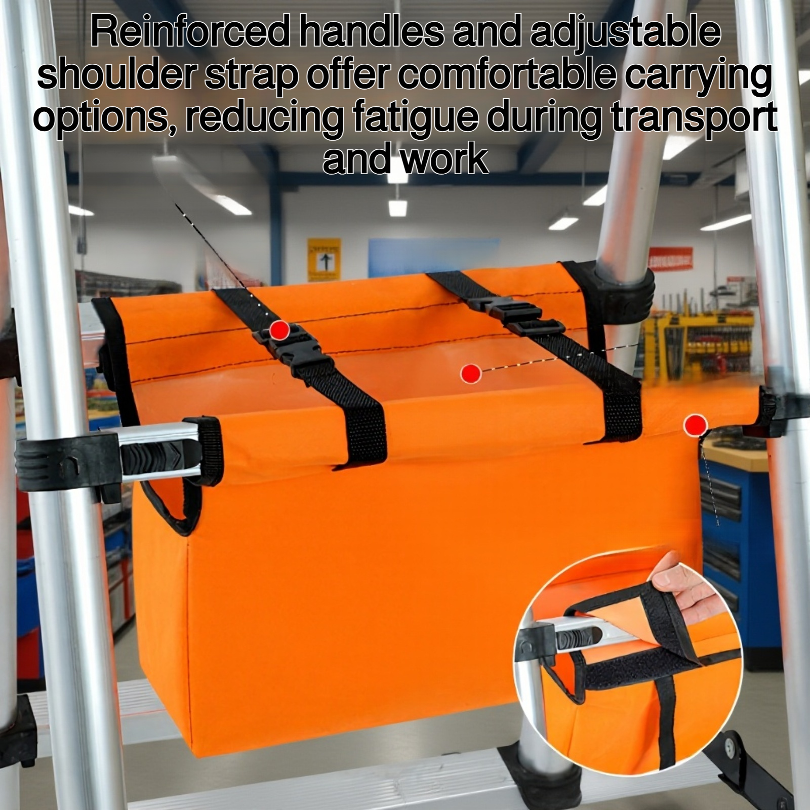 Spacious tool organizer bag for multiple hardware tools