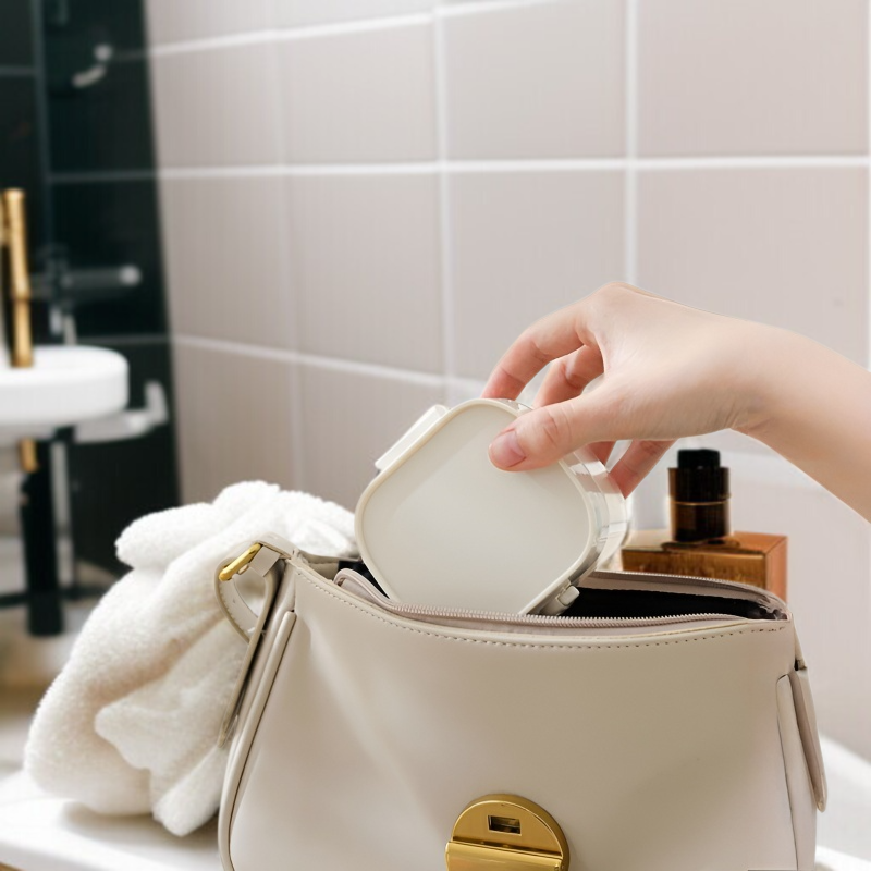 휴대용 멀티세척케이스 밀폐수납케이스 휴대용 스텔스세척케이스 물빠짐케이스 치아커버 수납커버