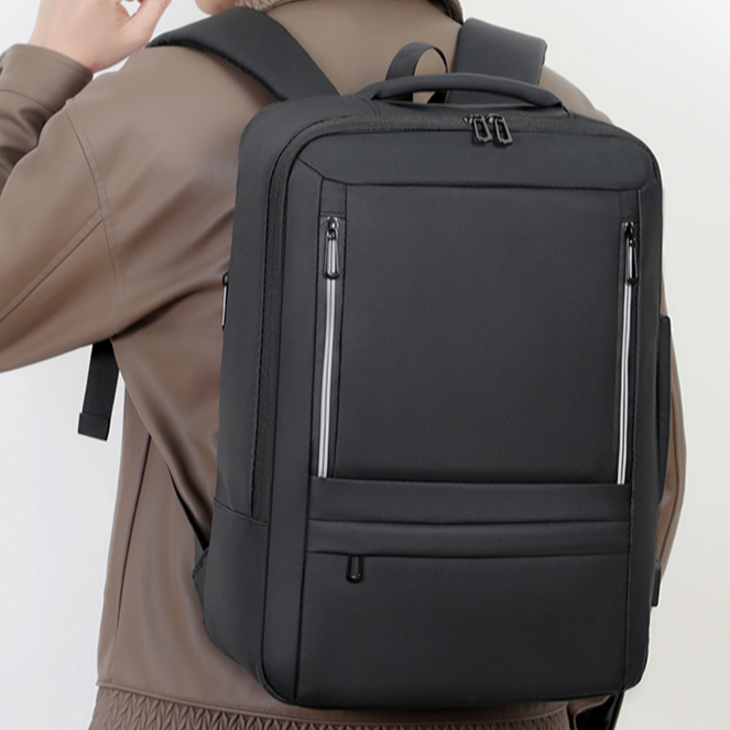 男士多功能擴容商務背包