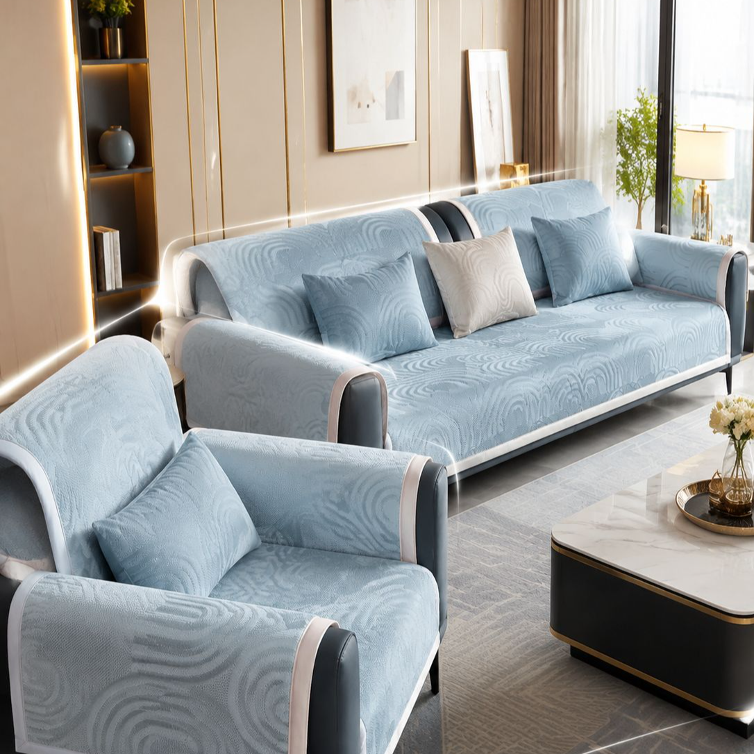 Highend ice silk light luxury sofa cushion