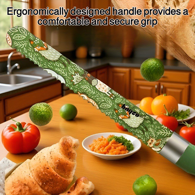 Toast cake serrated knife