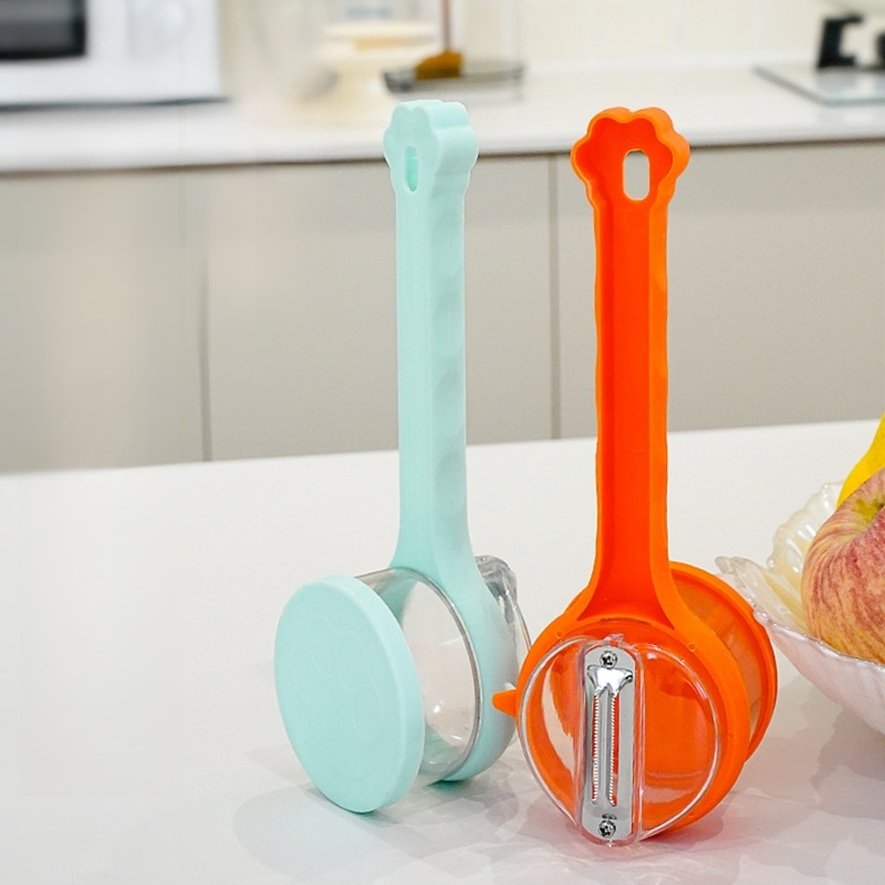 Hanging box household peeling tool