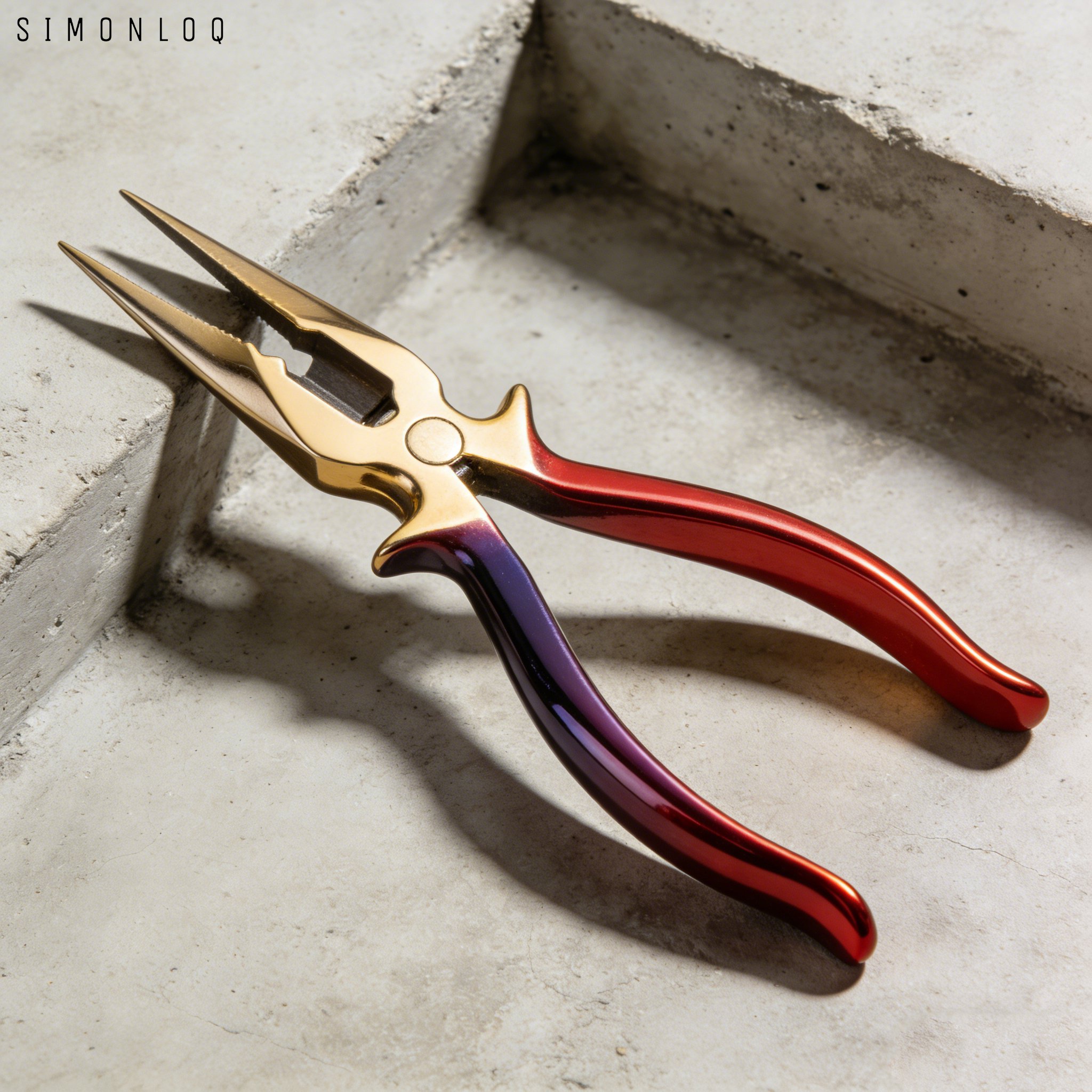 คีมปากแหลมสำหรับจับชิ้นส่วนเล็ก