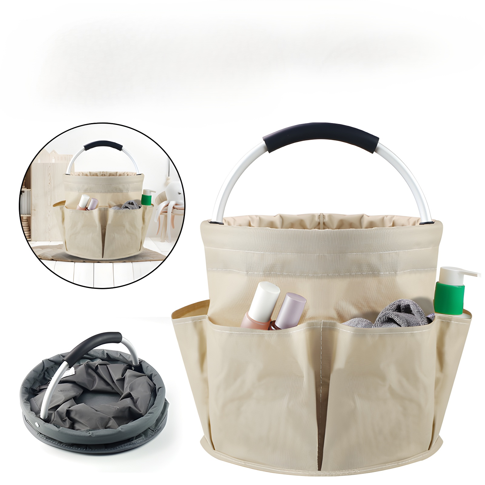 Leichter tragbarer Outdoor-Strandkorb Picknickkorb