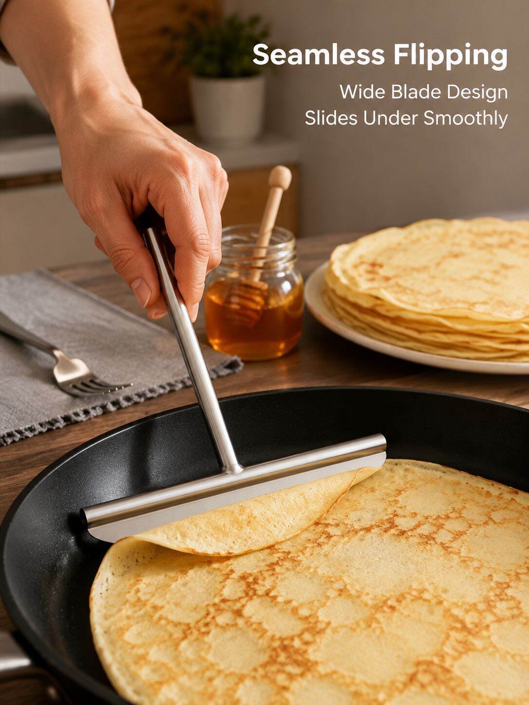 Multifunctional Pancake Spatula and Spreader