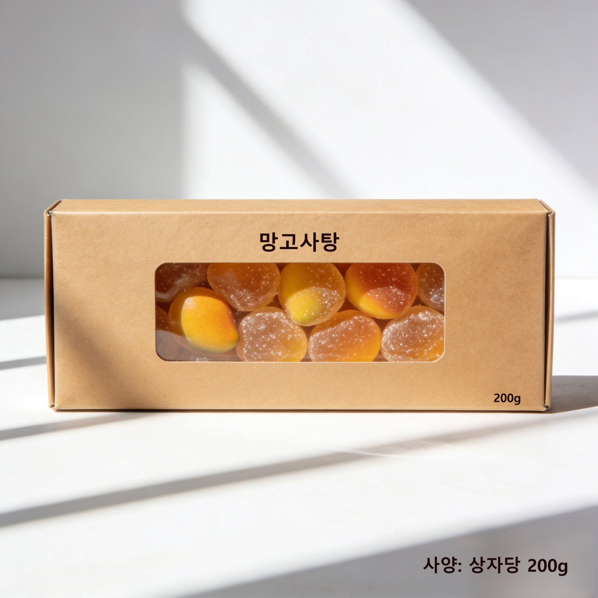 선물용으로 좋은 망고맛 캔디 박스