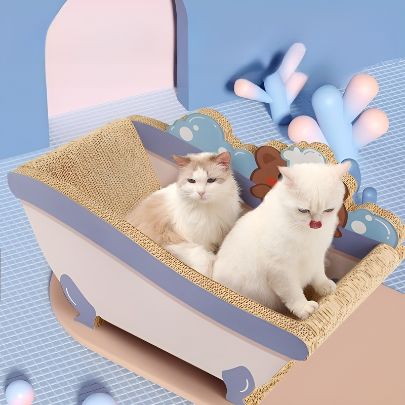  Katzensofa Kratzbadewanne aus Wellpappe