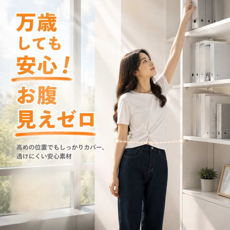 女性用コットン半袖Tシャツ