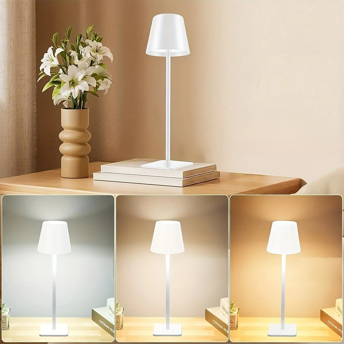 充電式多機能テーブルランプ