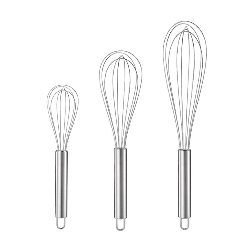 Batidor de huevos de acero inoxidable