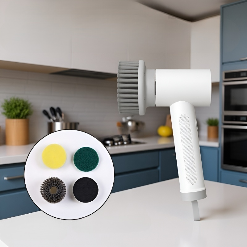 Multi-Functional Handheld Electric Cleaning Brush for Home Use