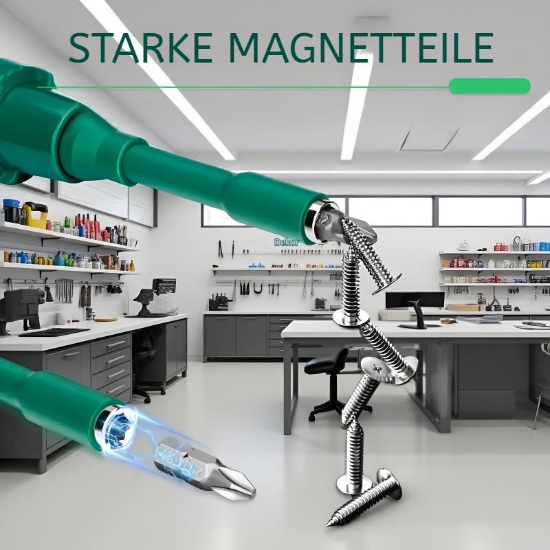 20-in-1 Schraubendreher- und Reparaturset mit Magnetratsche und Kreuzschlitzfunktion